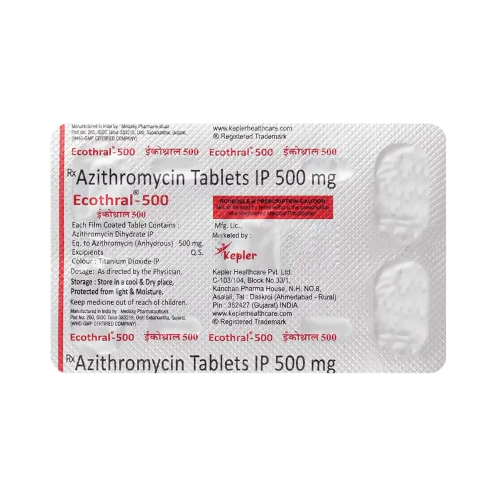 Ecothral 500mg Strip Of 5 Tablets