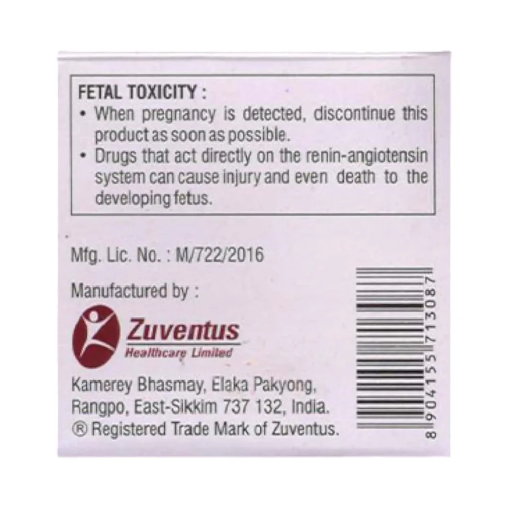 Efnocar T 40/40mg Strip Of 10 Tablets