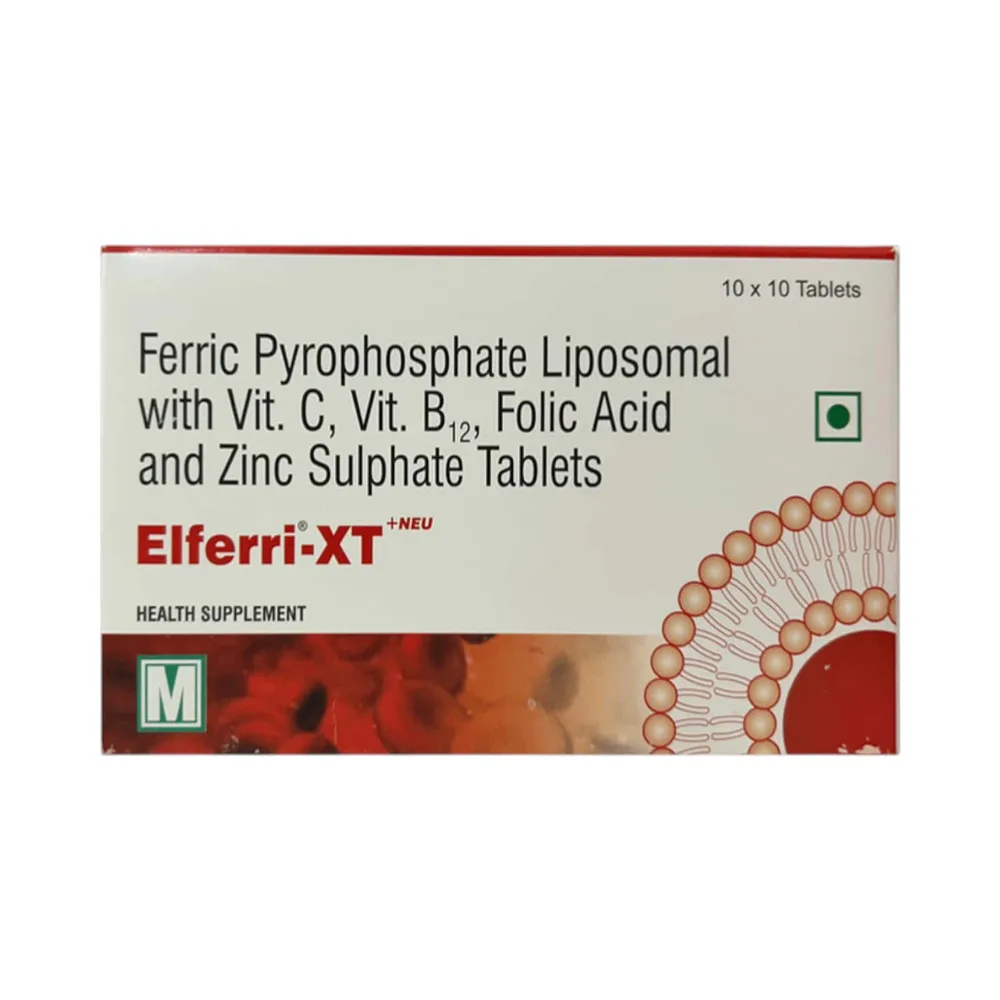 Elferri Xt Plus Neu Strip Of 10 Tablets