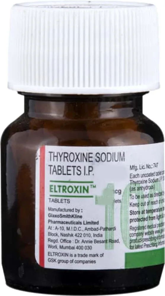 Eltroxin 100mcg Bottle Of 120 Tablets