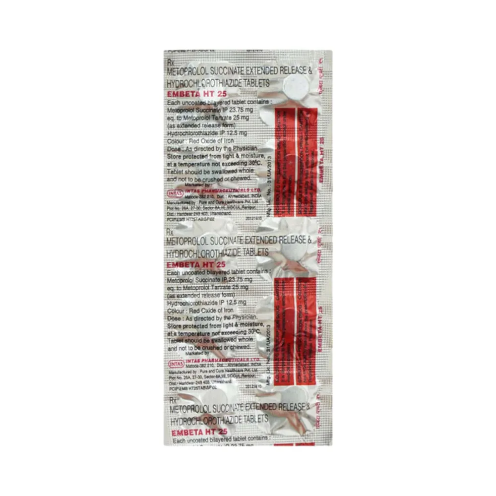 Embeta Ht 25mg Strip Of 10 Tablets