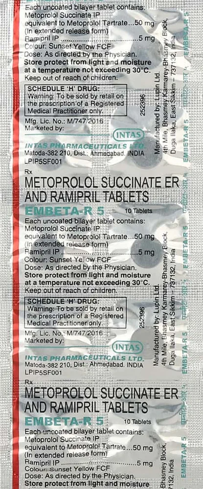 Embeta R 5mg Strip Of 10 Tablets