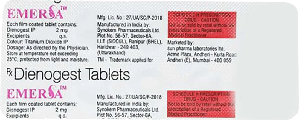 Emersa 2mg Strip Of 10 Tablets