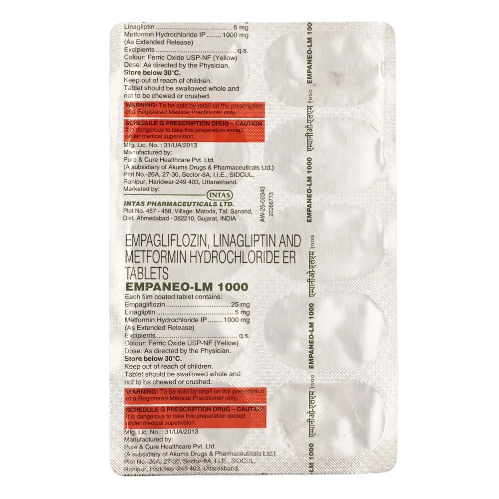 Empaneo Lm 1000mg Strip Of 10 Tablets