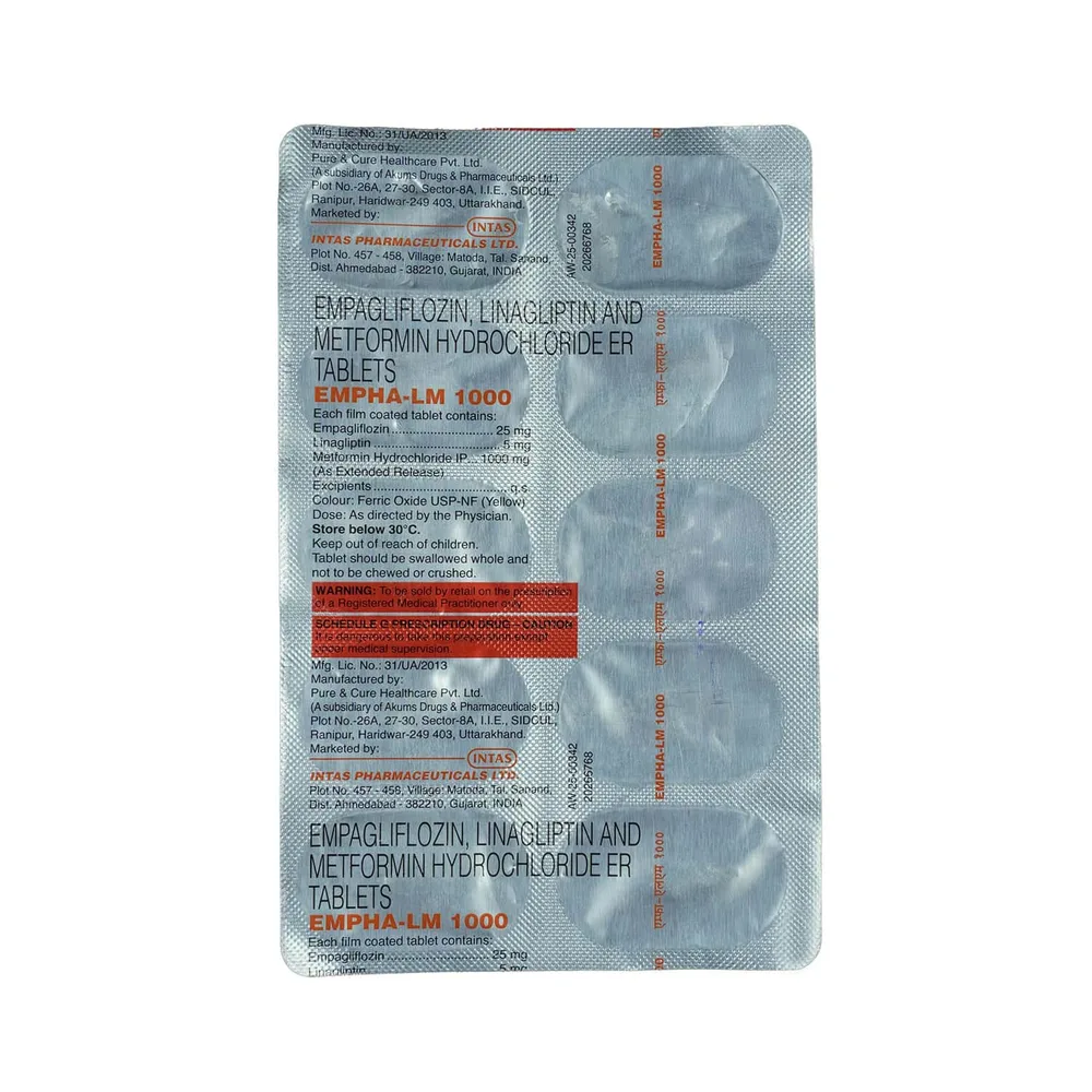 Empha Lm 1000mg Strip Of 10 Tablets