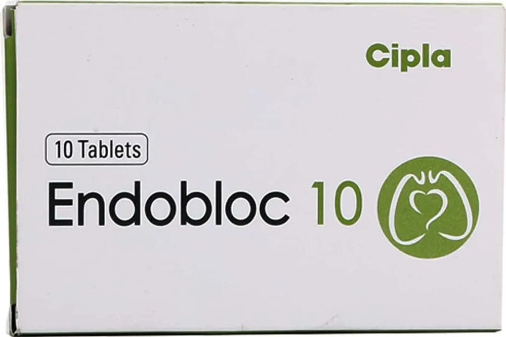 Endobloc 10mg Strip Of 10 Tablets