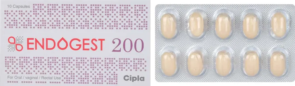 Endogest 200mg Strip Of 10 Capsules