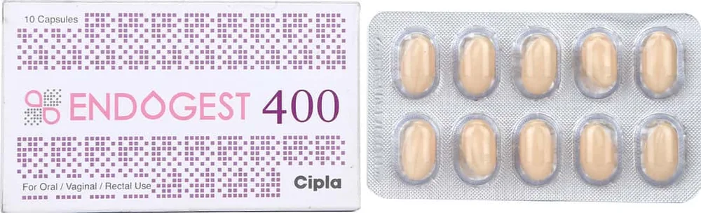Endogest 400mg Strip Of 10 Capsules