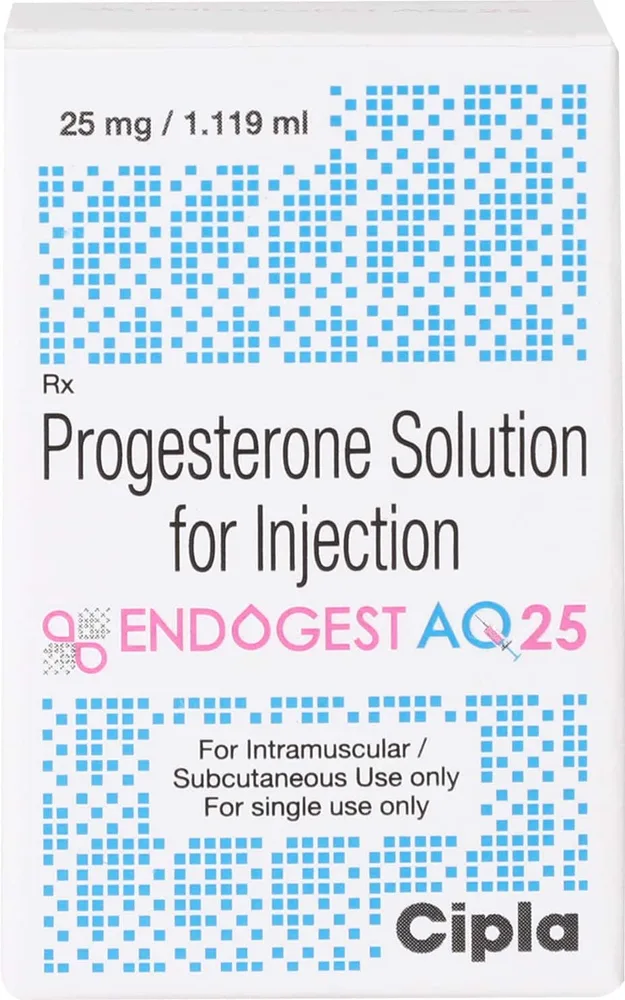 Endogest Aq 25mg Vial Of 1.119ml Solution For Injection