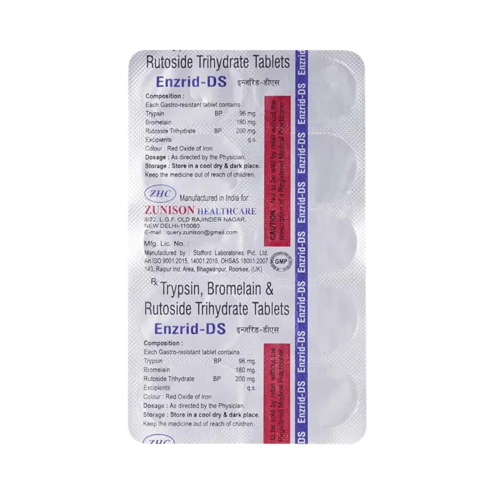 Enzrid Ds Strip Of 10 Tablets