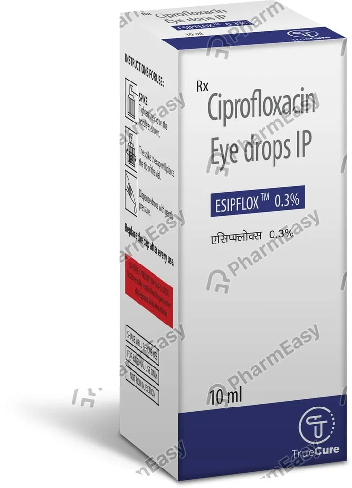 Esipflox 0.3% Bottle Of 10ml Eye Drops