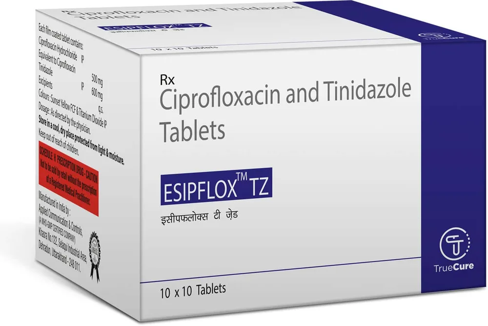 Esipflox Tz Strip Of 10 Tablets