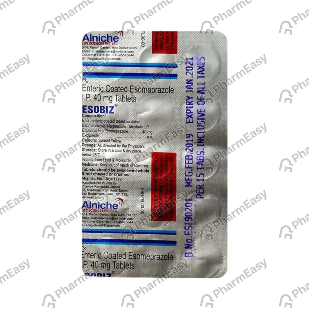 Esobiz Strip Of 10 Tablets