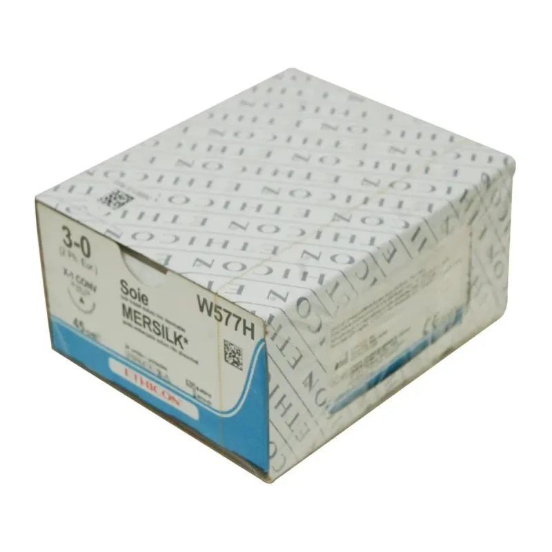 Ethicon Johnson - NW5012 - Mersilk Sutures USP 6-0, 3/8 Circle Reverse Cutting Micropoint NW5012 - 12 Foils Box