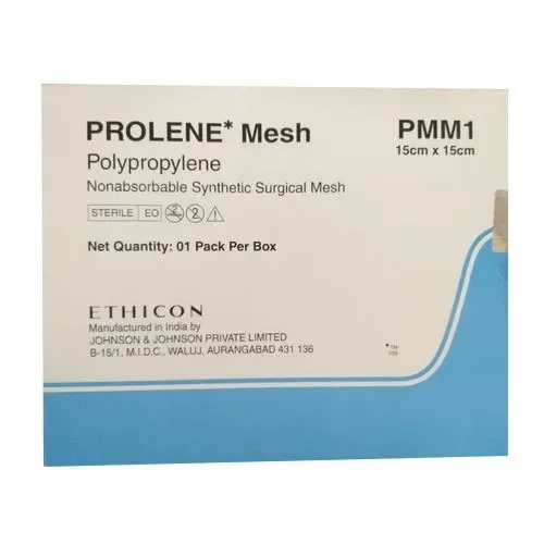 Ethicon Johnson - PMM101 - Polypropylene Non Absorbable Synthetic Mesh 15cm*15cm