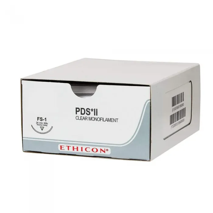 Ethicon Johnson - W9248T - PDS II Sutures USP 2, 1/2 Circle Round Body - W9248T - 24 Foils box