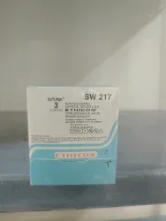 Ethicon Sutupak Silk Sutures USP 3, Needleless - SW217 -12 Foils