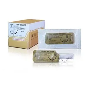 Ethicon QUALGUT USP-1 QNW4227 100cm Round Body -12 foils