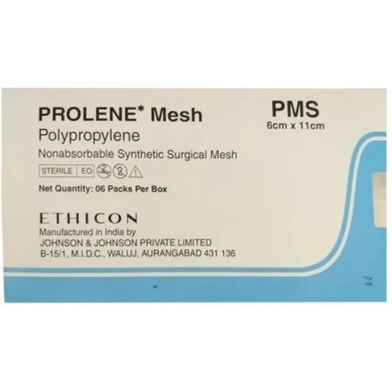 Ethicon Johnson - PMS - Prolene Mesh PMS 6CM*11CM - 1 Pcs