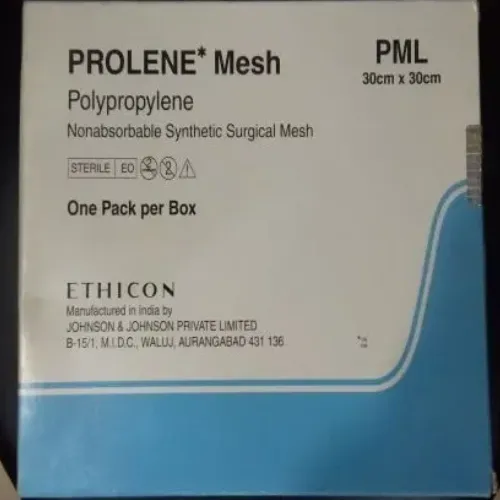 Ethicon Johnson - PML01 - Polypropylene Non Absorbable Synthetic Mesh 30cm*30cm