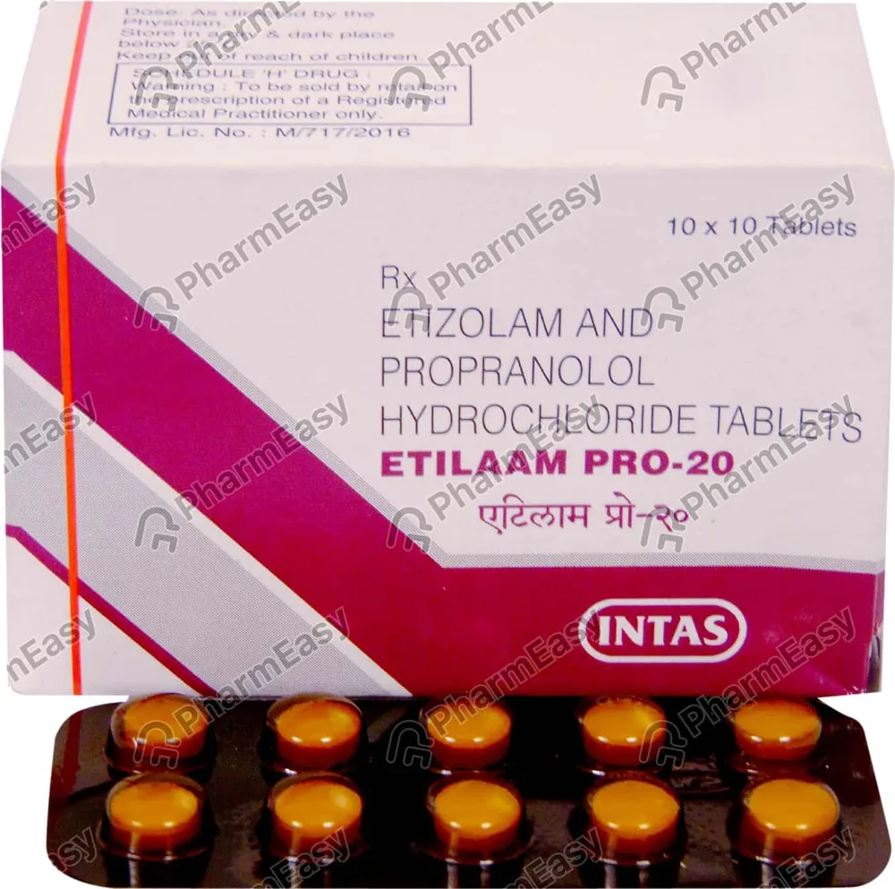 Etilaam Pro 20mg Strip Of 10 Tablets