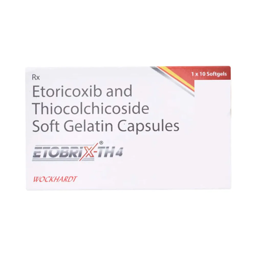 Etobrix Th 4mg Strip Of 10 Softgel Capsules