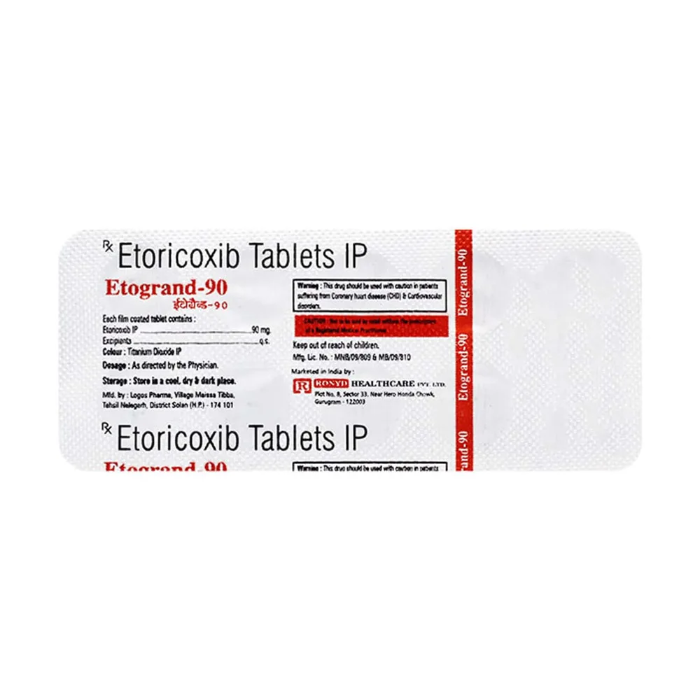 Etogrand 90mg Strip Of 10 Tablets