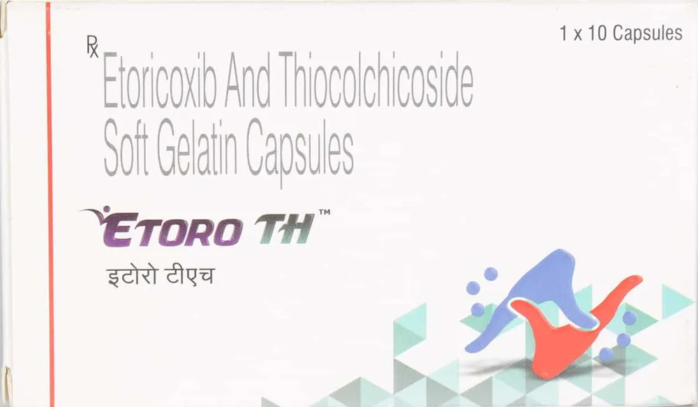 Etoro Th 60/4mg Strip Of 10 Capsules