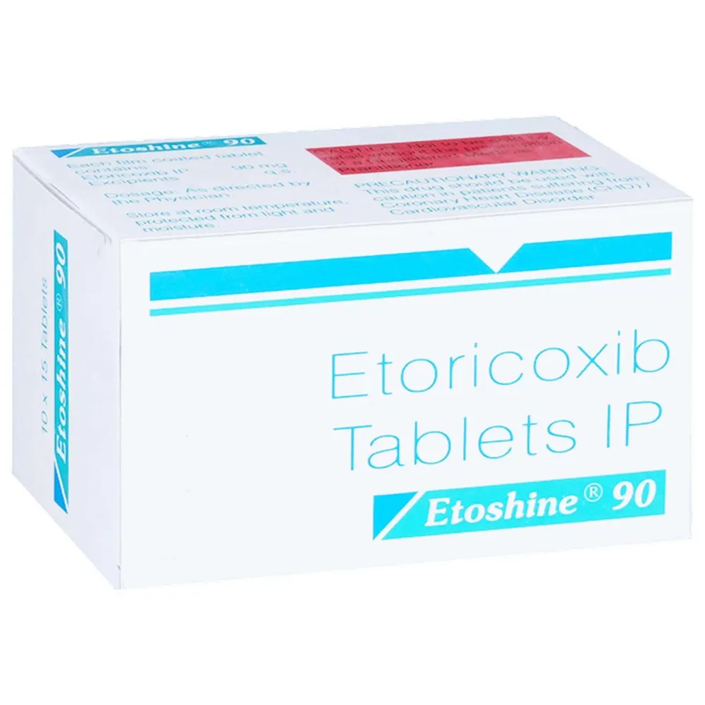 Etoshine 90mg Strip Of 15 Tablets