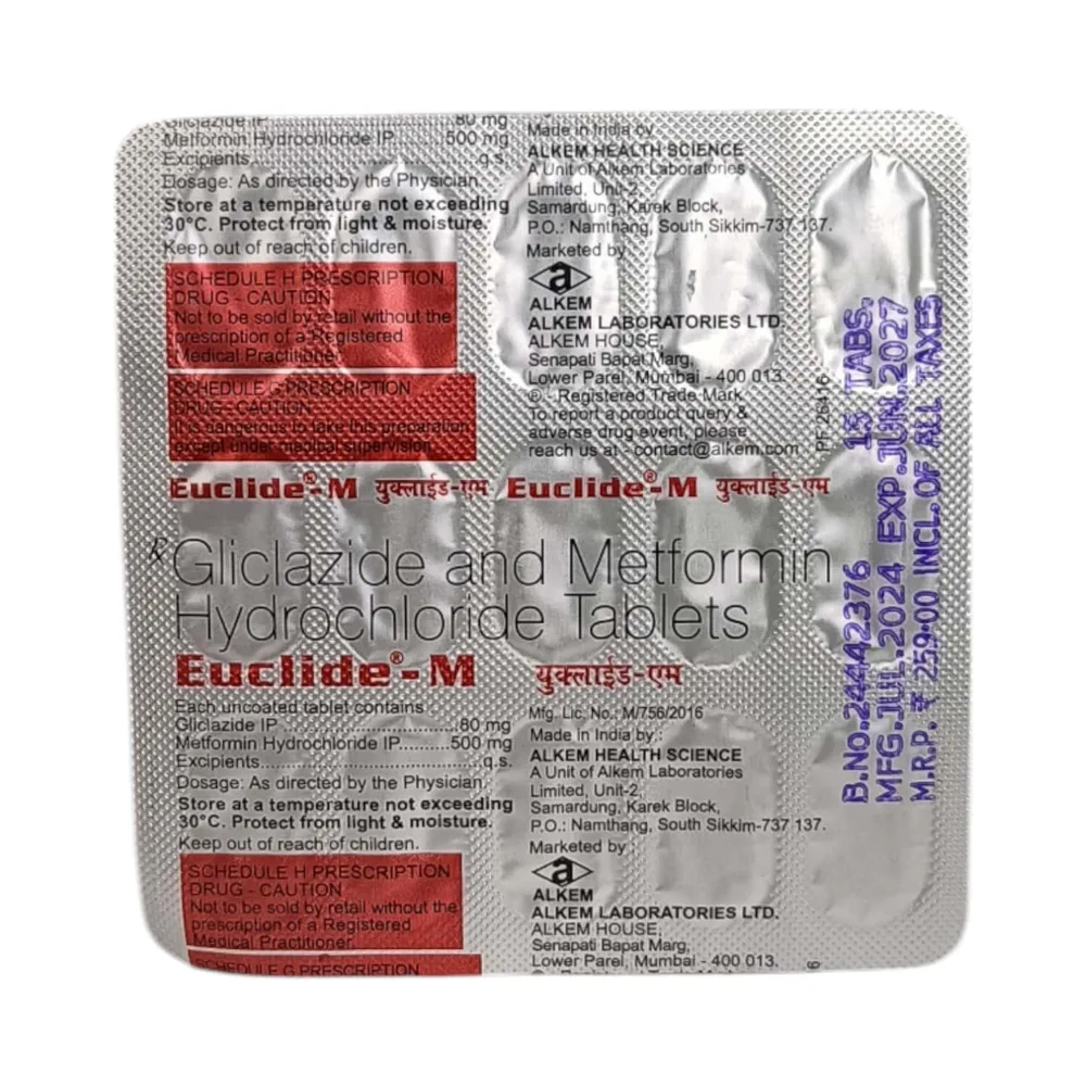 Euclide M Strip Of 15 Tablets