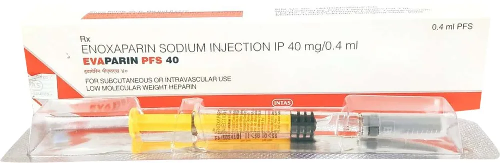 Evaparin 40mg Pre Filled Syringe Of 0.4ml Injection