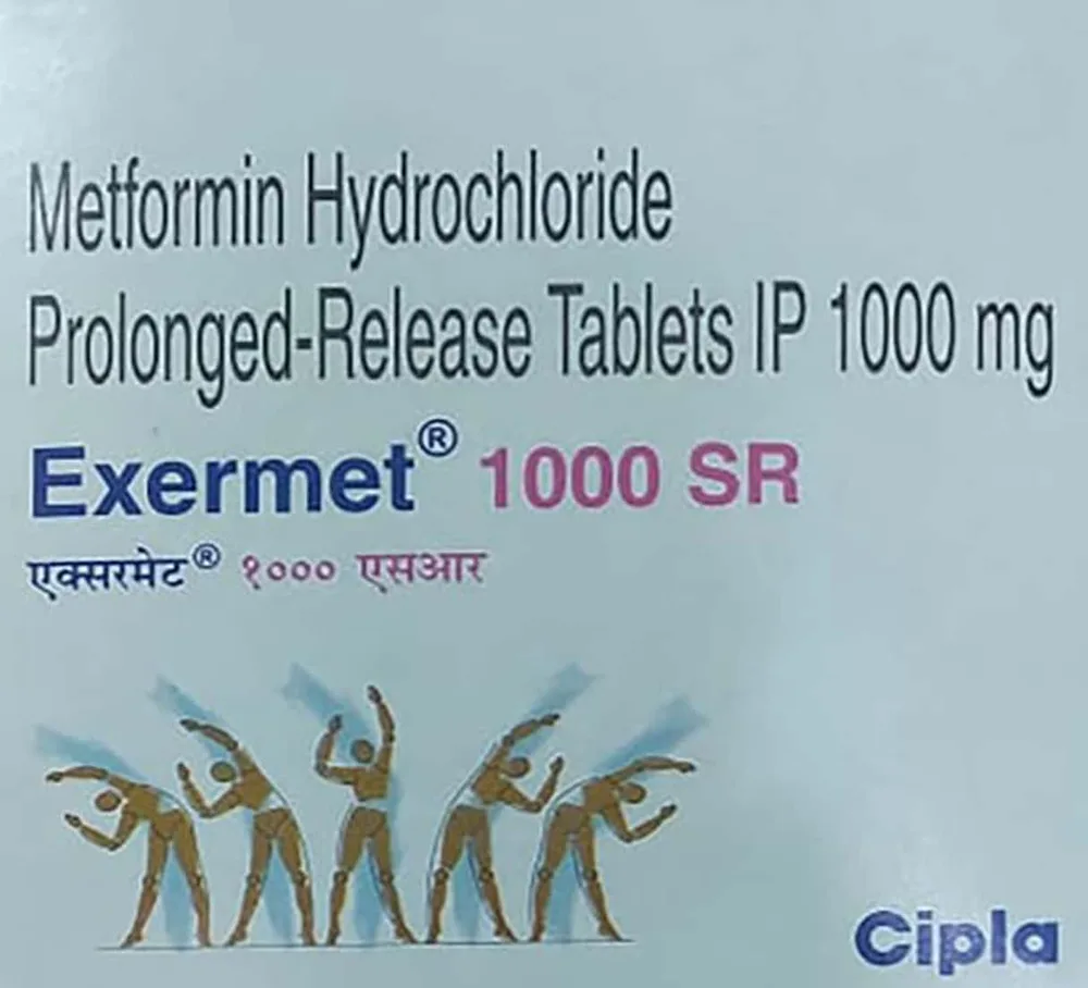 Exermet 1000mg Sr Strip Of 15 Tablets