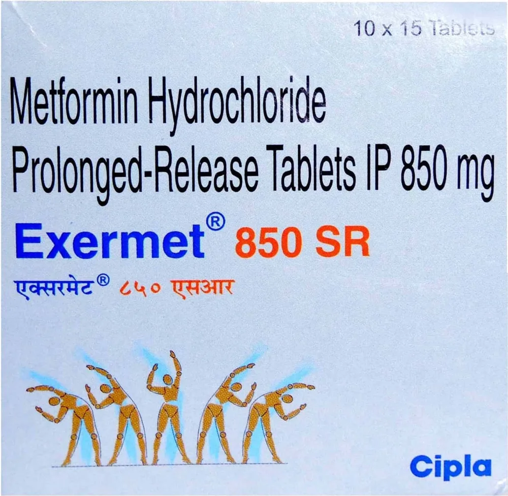 Exermet 850mg Sr Strip Of 15 Tablets