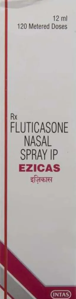 Ezicas Bottle Of 12ml Nasal Spray