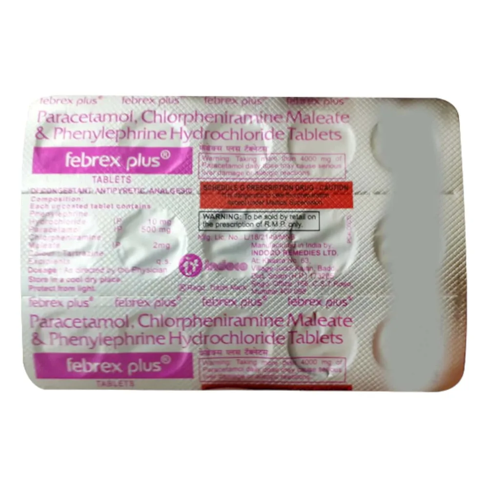 Febrex Plus Strip Of 15 Tablets