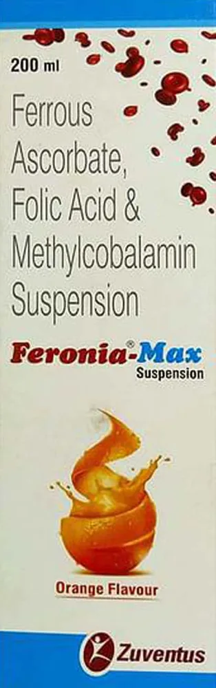 Feronia Max Orange Flavour Bottle Of 200ml Suspension