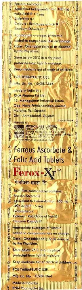 Ferox Xt Strip Of 10 Tablets