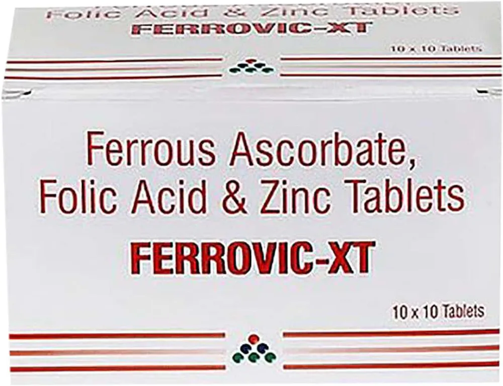 Ferrovic Xt Strip Of 10 Tablets