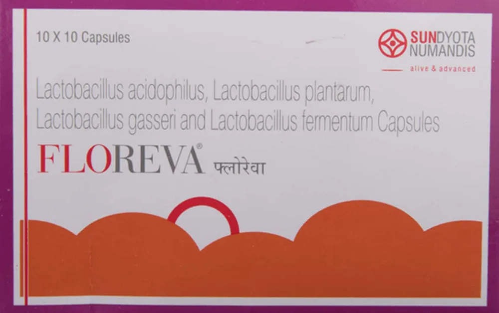 Floreva Strip Of 10 Capsules