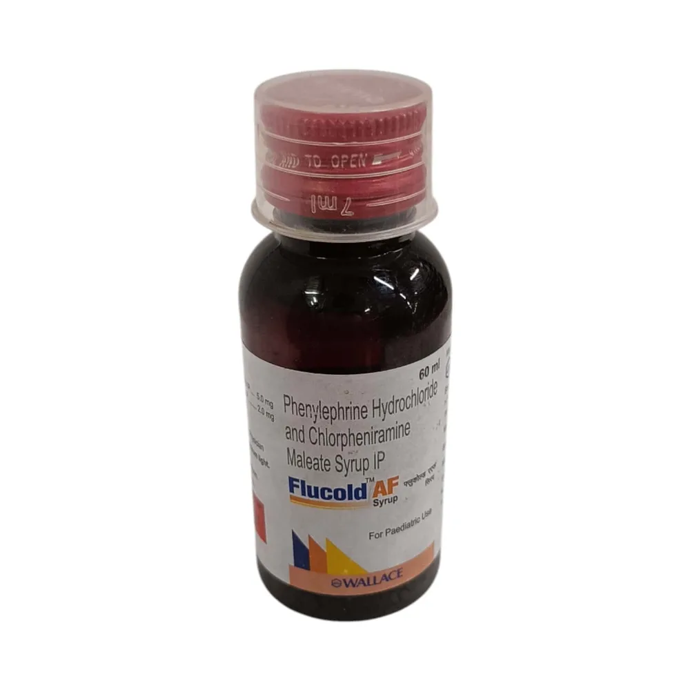 Flucold Af Bottle Of 60ml Syrup