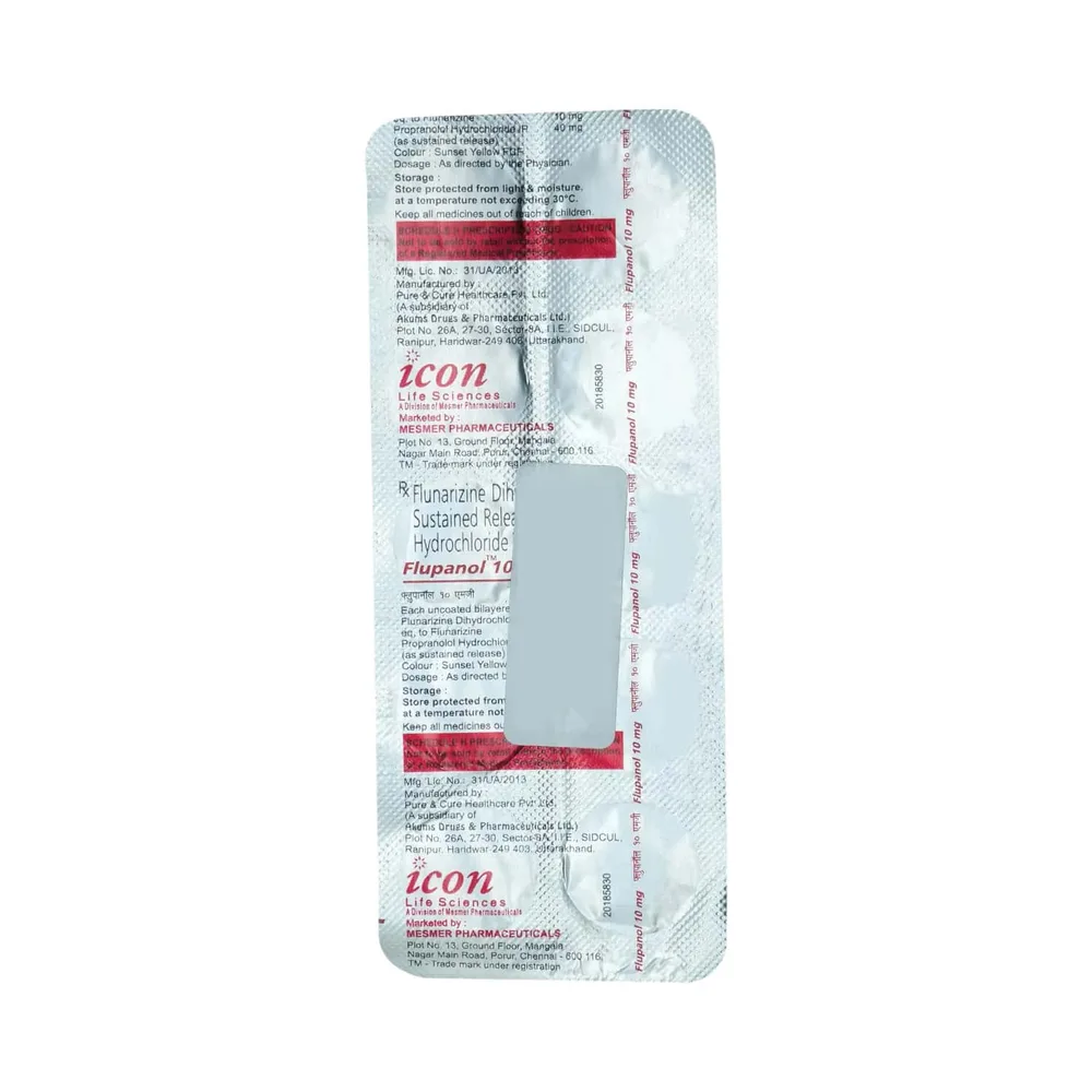 Flupanol 10mg Strip Of 10 Tablets