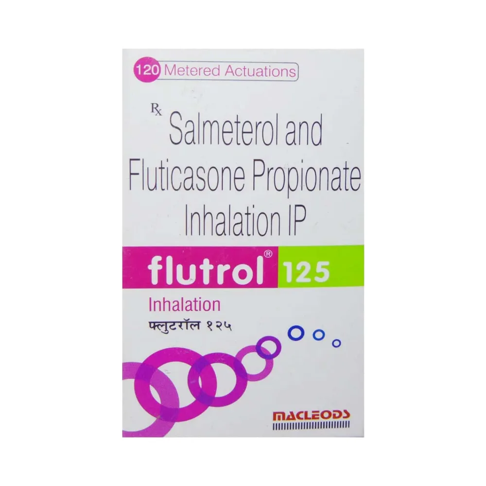 Flutrol 125mcg Box Of 120md Metered Dose Inhaler
