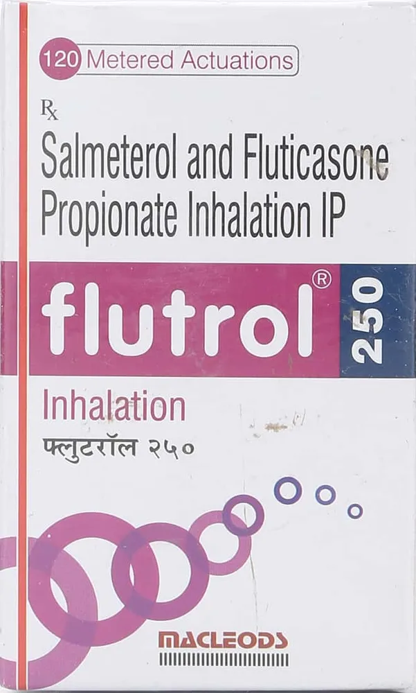 Flutrol 250mcg Box Of 120md Metered Dose Inhaler