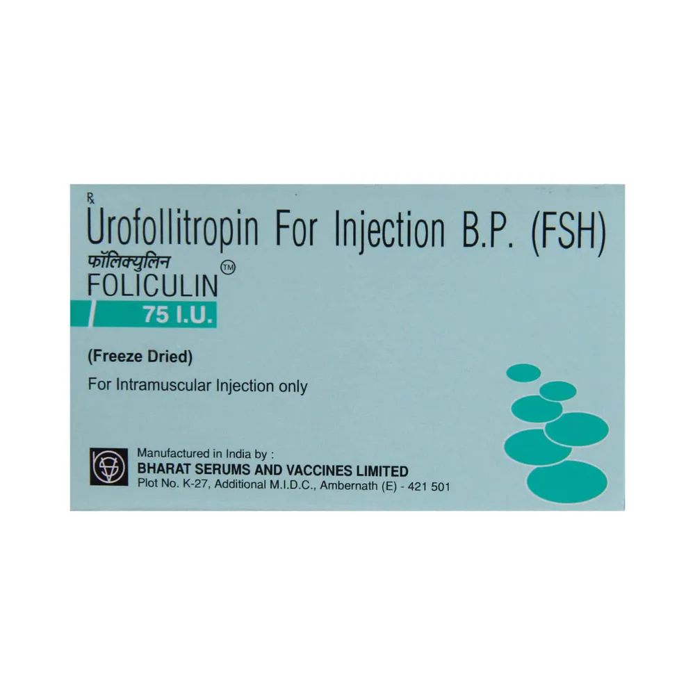 Foliculin 75iu Dry Vial Of 1 Powder For Injection