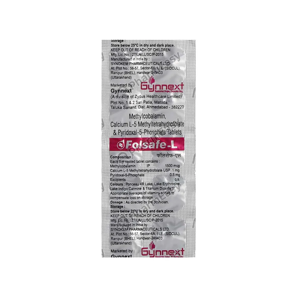 Folsafe L Strip Of 10 Tablets