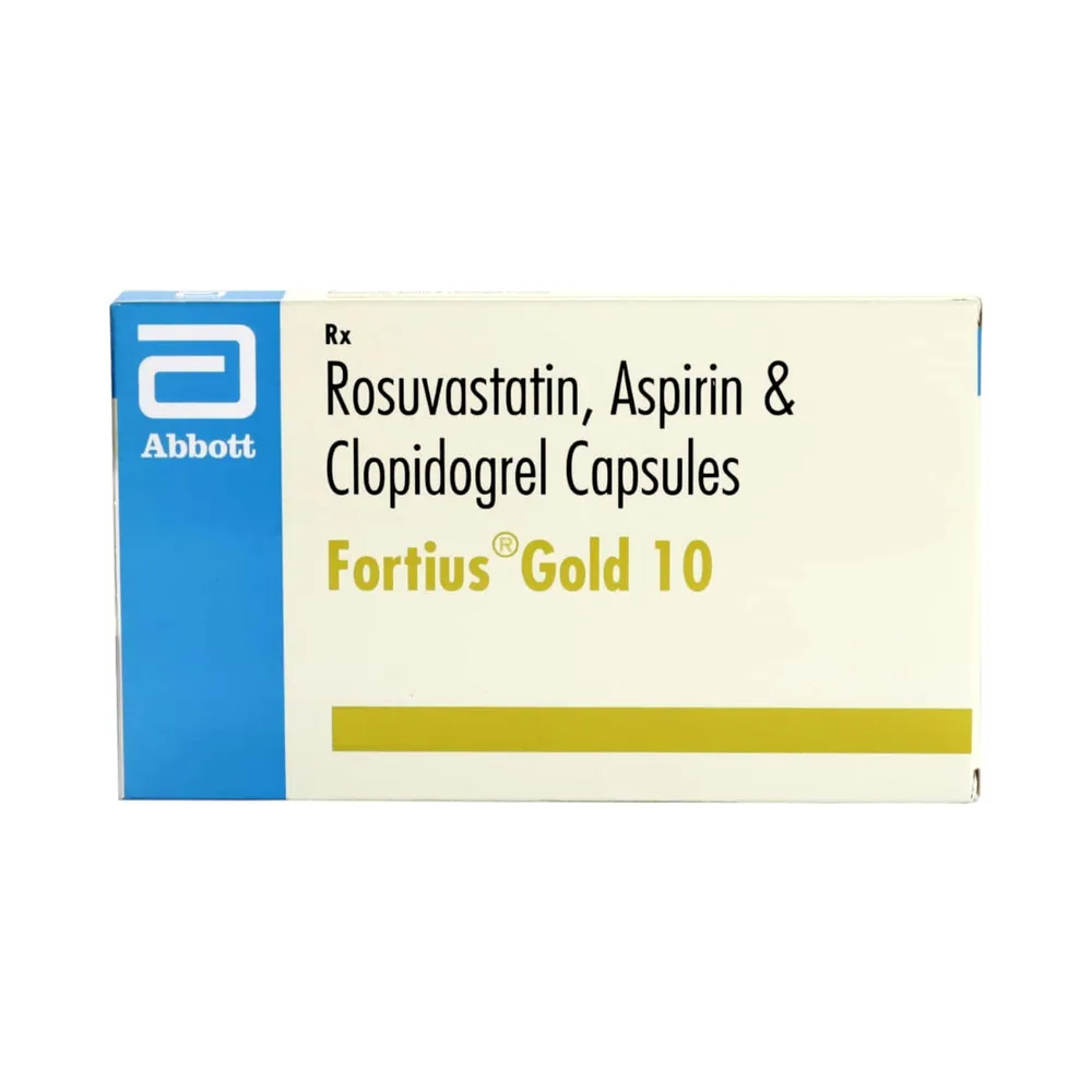 Fortius Gold 10mg Strip Of 10 Capsules