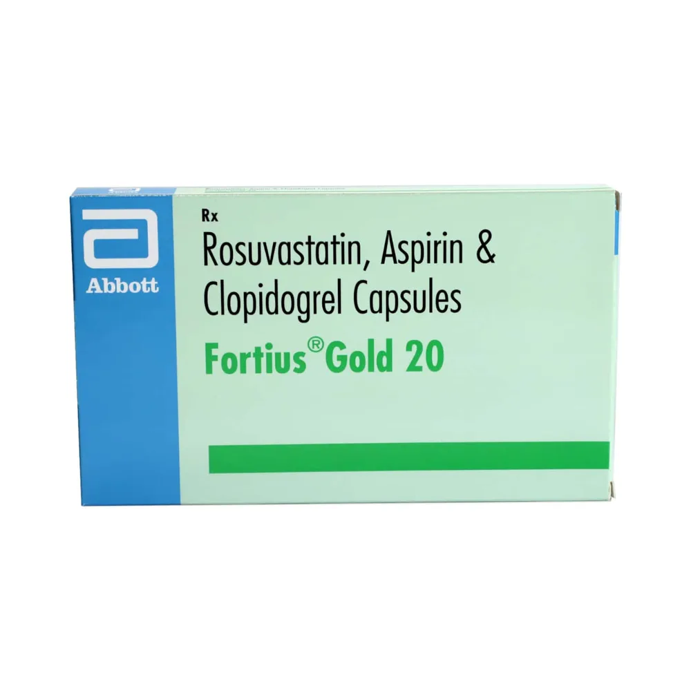 Fortius Gold 20mg Strip Of 10 Capsules
