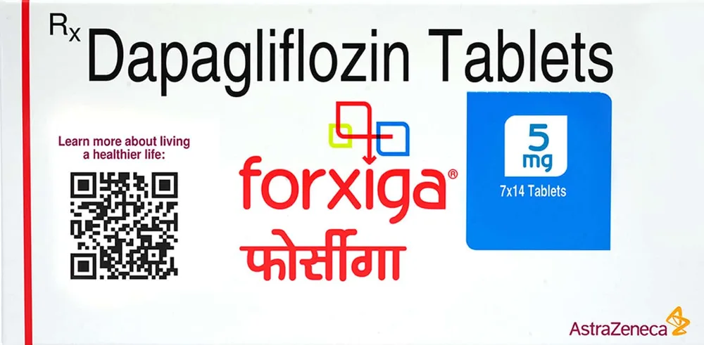 Forxiga 5mg Strip Of 14 Tablets