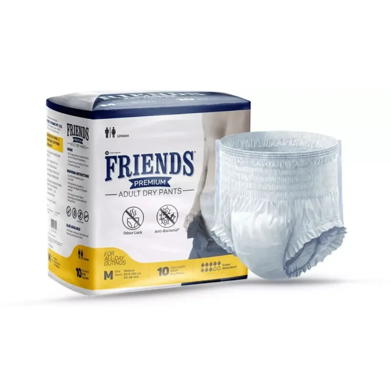 Friends Premium Adult Diaper Pants Medium