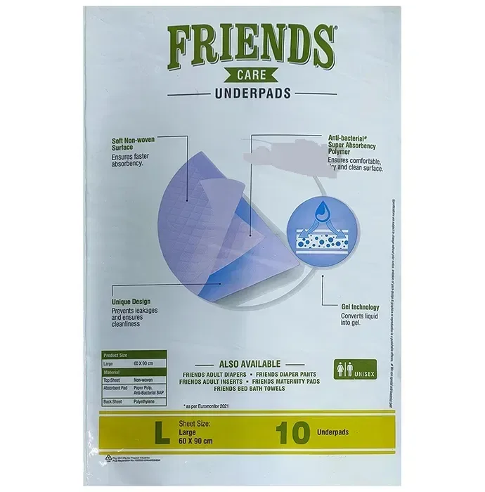 Friends Underpads-10 piece